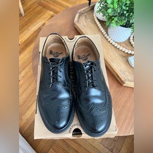 Dr. Martens loafers. Stylish and classic leather shoe low cut